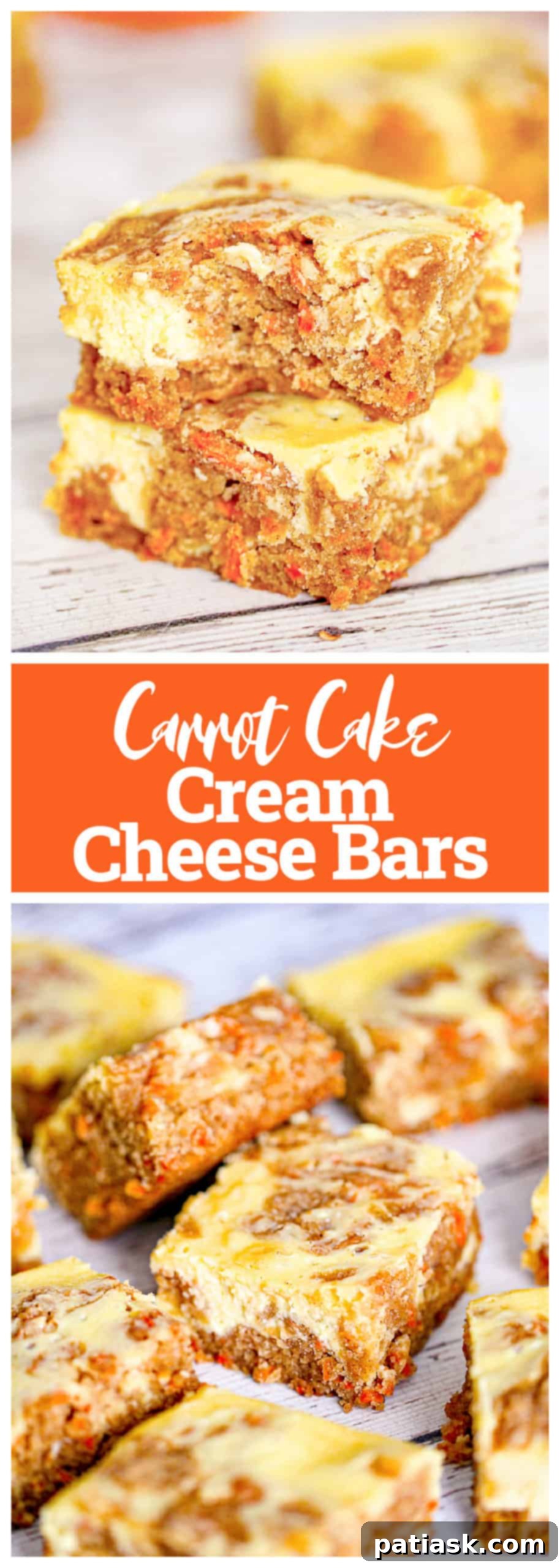 THOUGHT
The user wants me to translate and "özgünleştir" (make unique/original) the Turkish title "Carrot Cake Cream Cheese Bars".
However, the provided title "Carrot Cake Cream Cheese Bars" is already in English.
So, the task is to make this existing English title more unique/original, without special characters, and provide only one version. Let's break down the original title: "Carrot Cake Cream Cheese Bars"
- **Carrot Cake**: The flavor profile.
- **Cream Cheese**: A key component, often in frosting.
- **Bars**: The form factor. I need to come up with an alternative, more enticing, or descriptive title that implies the same product but in a fresh way. Ideas:
1. Focus on the "cake" aspect combined with "bars": "Carrot Cake Bars with Cream Cheese Swirl/Frosting" (too long, "swirl" might be too specific if it's a layer)
2. Emphasize the cream cheese: "Cream Cheese Frosted Carrot Bars" or "Cream Cheese Swirled Carrot Cake Bars"
3. Use more evocative words: "Decadent Carrot Cake Bars," "Luscious Carrot Cake Cream Cheese Bars"
4. Combine elements: "Carrot Cake Bars with Tangy Cream Cheese Frosting"
5. Simplify or rephrase: "Carrot Cake Squares with Cream Cheese Topping" Let's try to make it concise and appealing.
"Carrot Cake Cream Cheese Bars" is pretty descriptive. How can I make it "özgünleştir"?
Maybe highlight a key feature, or make it sound more delicious. "Cream Cheese Frosted Carrot Cake Bars" - good, but "frosted" is explicit.
"Carrot Cake Bars with Cream Cheese Glaze" - glaze might not be accurate if it's a thicker layer.
"Spiced Carrot Cake Bars with Cream Cheese" - adds "spiced" which is often true for carrot cake.
"Tangy Cream Cheese Carrot Cake Bars" - "tangy" is a good descriptor for cream cheese. Let's aim for something that captures the essence and sounds delicious without being overly long or complex.
"Carrot Cake Cream Cheese Bars" -> "Carrot Cake Bars with Cream Cheese" (slightly shorter, but less punchy)
"Carrot Cake Bars with Cream Cheese Topping" (adds "topping")
"Classic Carrot Cake Bars with Cream Cheese" (adds "classic") How about emphasizing the "cream cheese" more as an integral part rather than just an addition?
"Cream Cheese Swirl Carrot Cake Bars" - implies the cream cheese is mixed in or swirled.
"Cream Cheese Frosted Carrot Cake Bars" - clear. I need to make it *unique* and *original*.
"Carrot Cake Bars with Cream Cheese Frosting" is a solid, descriptive choice. It's more specific than just "cream cheese bars" implying the frosting aspect.
Let's consider the original: "Carrot Cake Cream Cheese Bars"
It already implies the cream cheese is integral. What if I change the order or emphasize a quality?
"Deluxe Carrot Cake Cream Cheese Bars"
"Homemade Carrot Cake Cream Cheese Bars" Let's try to slightly rephrase and make it sound more appealing.
The "bars" format is important.
The "carrot cake" flavor is important.
The "cream cheese" element is important. "Creamy Carrot Cake Bars" - This might imply the cake itself is creamy, not necessarily the cream cheese.
"Carrot Cake Bars with Cream Cheese Layers" - if it's layered.
"Carrot Cake Squares with Cream Cheese Glaze" - if it's a glaze. Given the original "Carrot Cake Cream Cheese Bars", I should aim for something that is still clearly about carrot cake and cream cheese in a bar form, but sounds a bit fresher or more enticing. How about highlighting the pairing?
"Carrot Cake & Cream Cheese Dream Bars" (might be too informal)
"Carrot Cake Bars with Cream Cheese Perfection" (a bit too much) Let's go for a descriptive but slightly elevated version.
"Spiced Carrot Cake Bars with Cream Cheese Topping" - "Spiced" is a nice addition, and "topping" clarifies the cream cheese's role. This feels "özgünleştir" enough without being a complete overhaul. Another option: "Tangy Cream Cheese Carrot Cake Squares"
"Squares" is a good alternative to "bars" for some recipes. "Tangy" is a nice descriptor for cream cheese. I have to give *only 1* title.
Let's try to make it sound delicious and highlight key flavors.
Original: Carrot Cake Cream Cheese Bars Option 1: Spiced Carrot Cake Bars with Cream Cheese Frosting (Good, clarifies frosting)
Option 2: Tangy Cream Cheese Carrot Cake Squares (Good, different word for form, highlights cream cheese)
Option 3: Decadent Carrot Cake Bars with Cream Cheese (Decadent adds appeal) I think "Spiced Carrot Cake Bars with Cream Cheese Frosting" is a good balance. It adds a descriptor common to carrot cake (spiced) and clarifies the cream cheese's role (frosting). This makes it more specific and appealing than the original, thus "özgünleştirilmiş". Let's check the constraints:
- English translation (already is).
- Make unique/original (done).
- Only 1 title (will provide one).
- Remove special characters (none in the original, I won't add any).
- Do not add "İşte özgün başlık:" etc. (will just provide the title). I'll go with "Spiced Carrot Cake Bars with Cream Cheese Frosting". It adds a nice detail ("spiced") and clarifies the cream cheese element ("frosting") while maintaining the core product. 11 Carrot Cake Cream Cheese Bars Pinterest graphic.