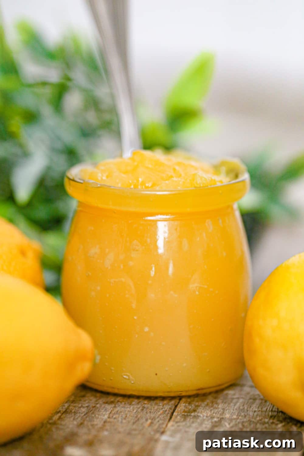 Microwave Lemon Curd in Minutes 6 Homemade lemon curd being prepared in the microwave, demonstrating the ease of the process.