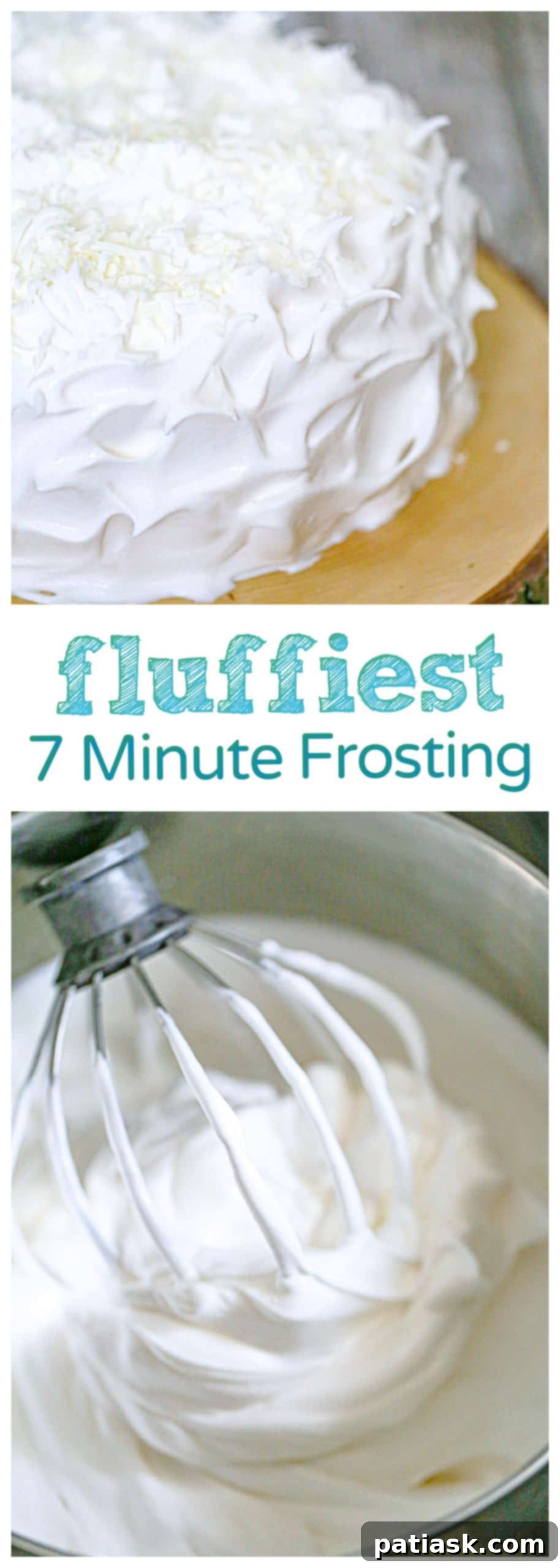 Magnolia Bakery's Coconut Layer Cake with 7-Minute Frosting - Overhead view