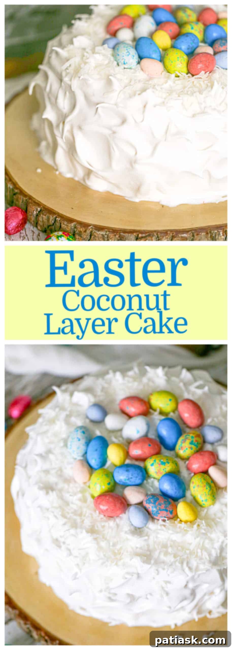 Magnolia Bakery's Coconut Layer Cake - Angled view