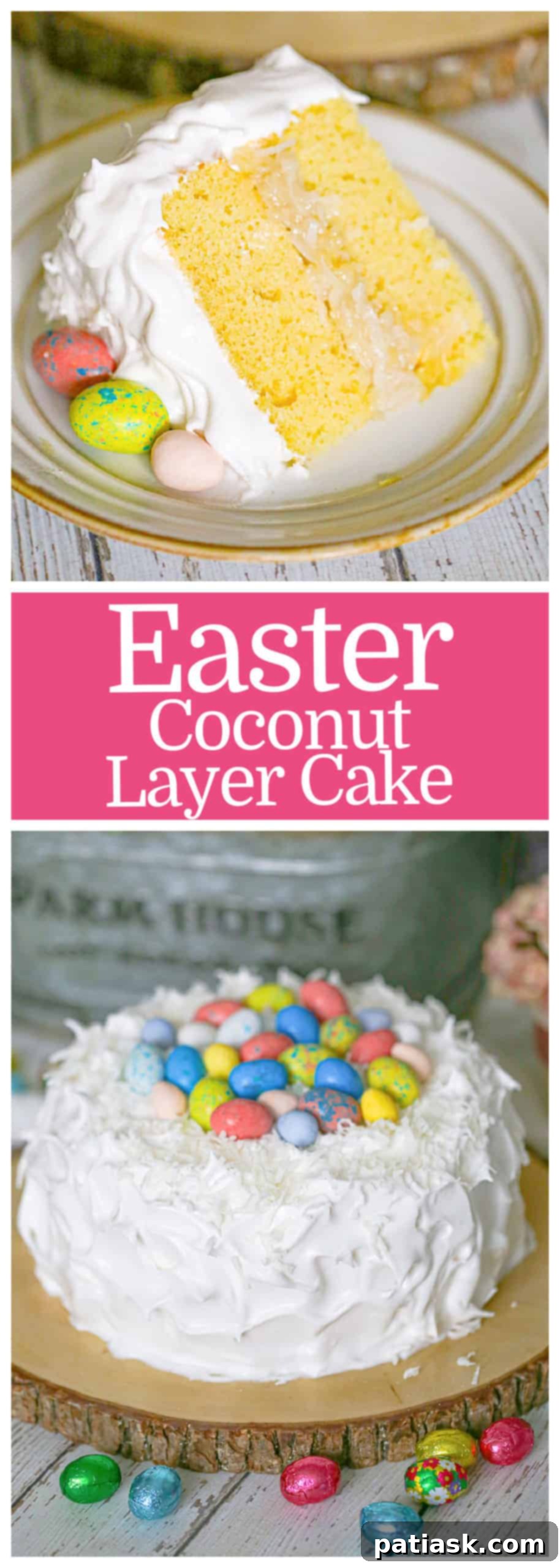 Magnolia Bakery's Coconut Layer Cake - Top detail