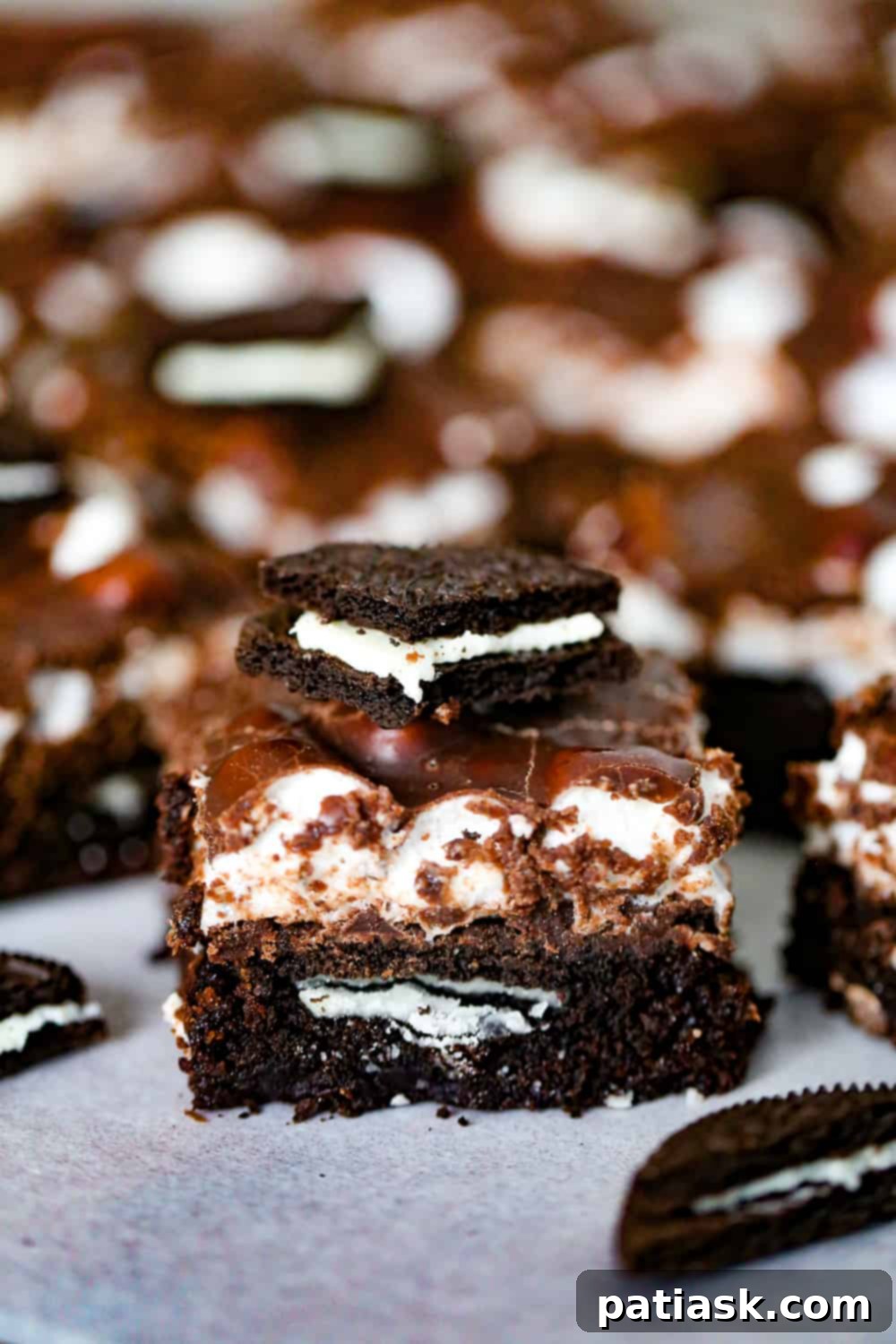 Ultimate Mississippi Mud Oreo Brownies 2 Mississippi Mud Oreo Brownies