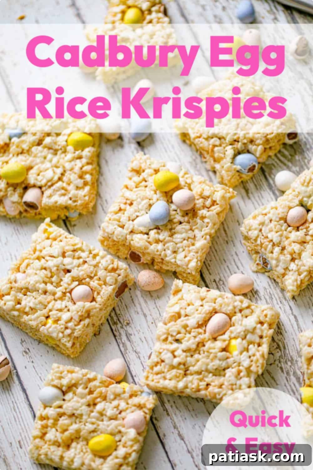 Cadbury Creme Egg Rice Krispie Treats 7 Cadbury Egg Rice Krispies