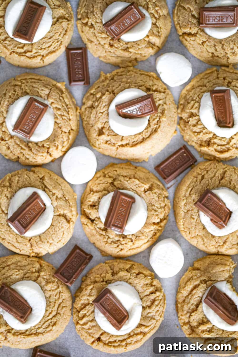 Ultimate Smore Peanut Butter Cookies 7 s'mores cookies with peanut butter recipe marshmallow, chocolate