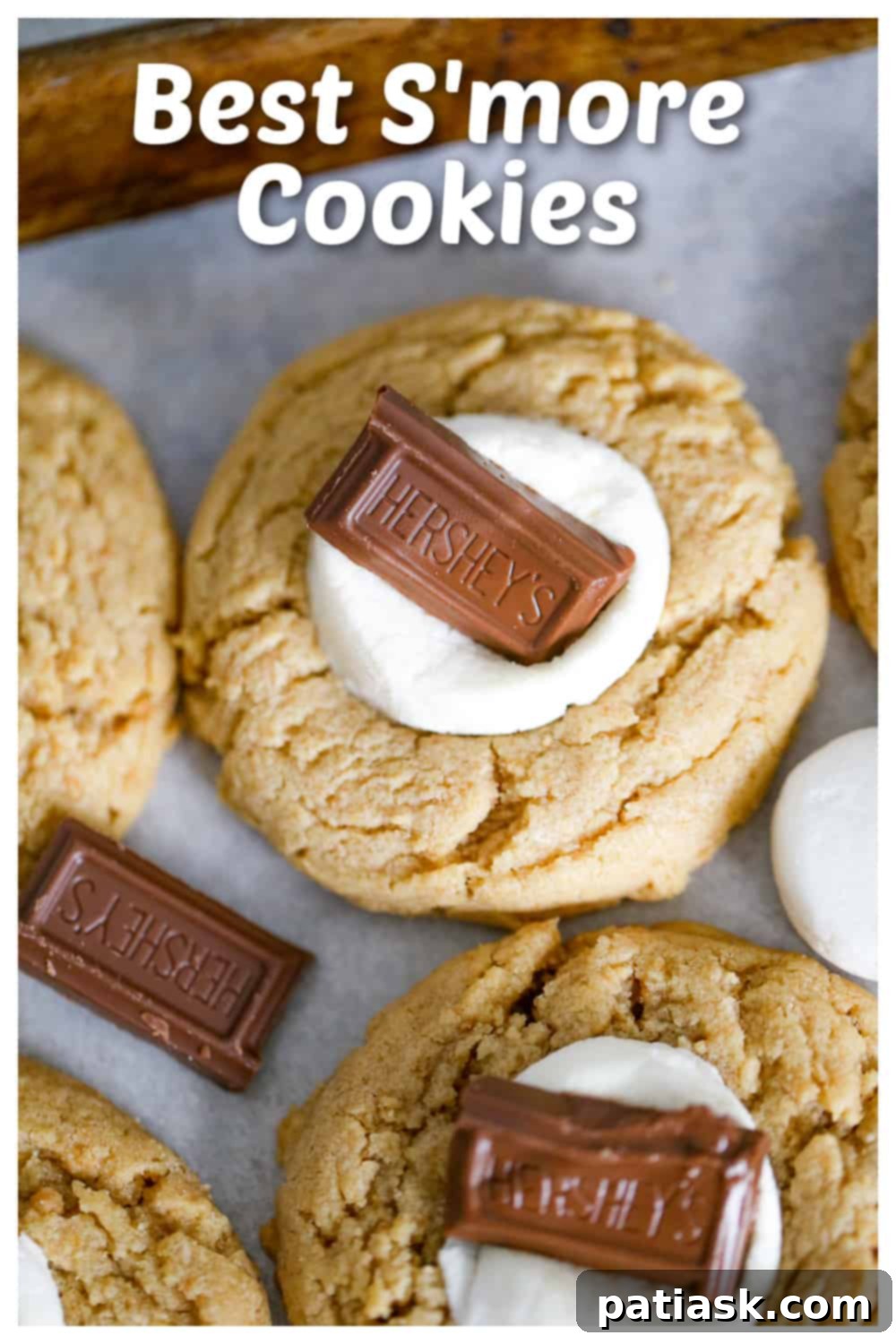 peanut butter cookies s'mores recipe