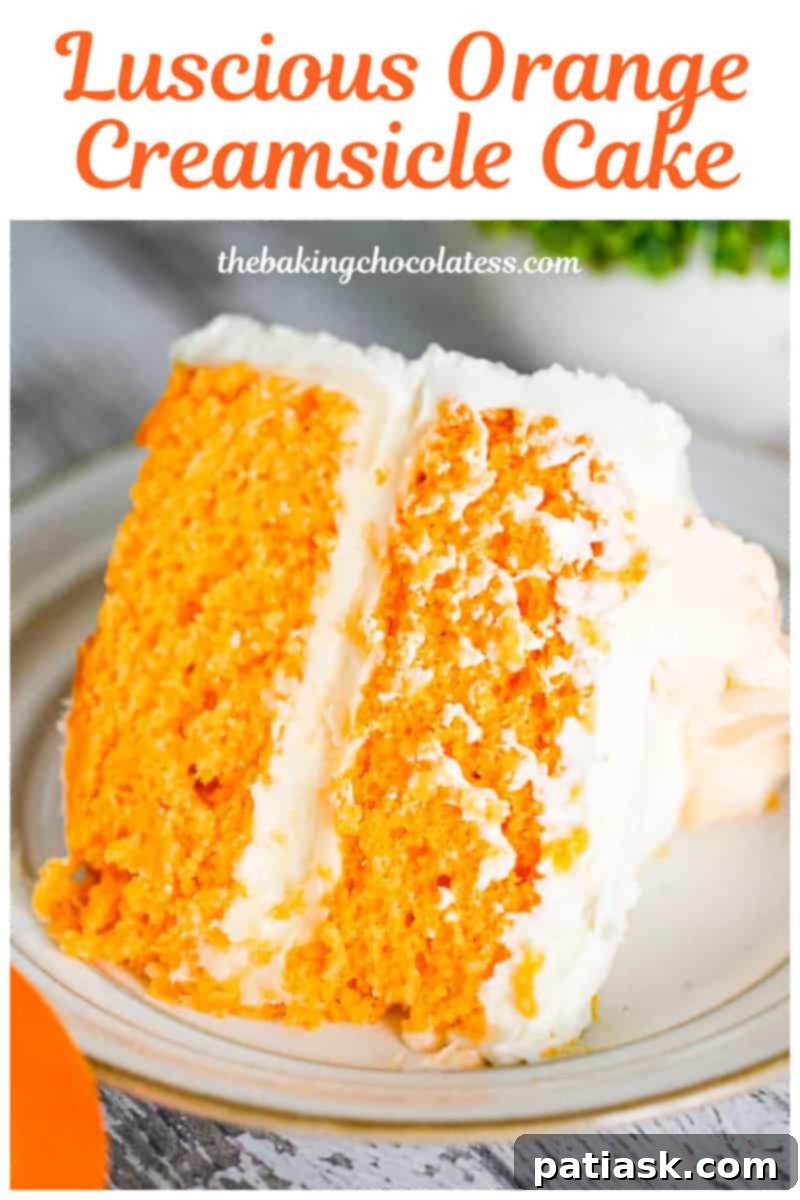 Velvet Orange Dream Cake 8 Orange Creamsicle Cake