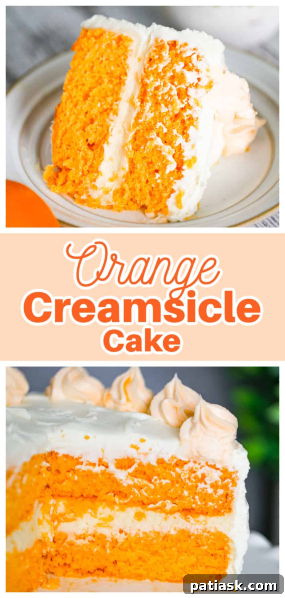 Velvet Orange Dream Cake 11 Orange Creamsicle Cake
