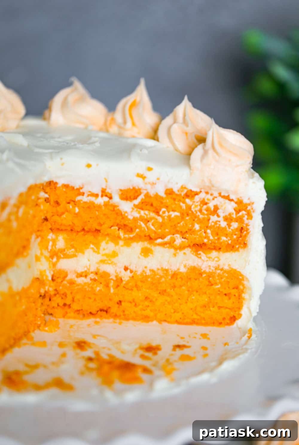 Velvet Orange Dream Cake 6 cake mix orange cake