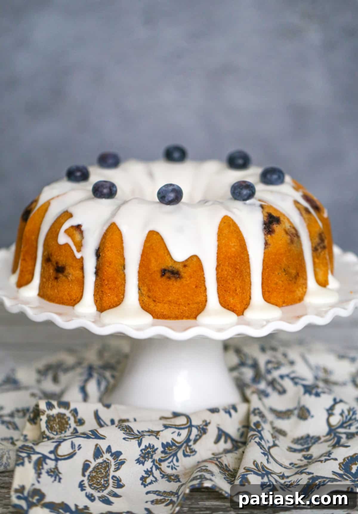 blueberry bundt cake lemon recipe summer dessert