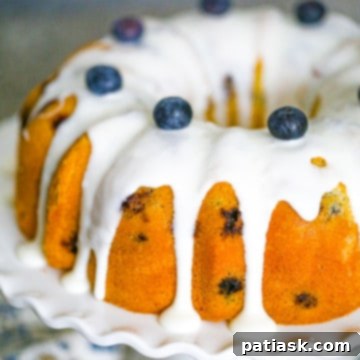 Lemon Blueberry Bundt Cake