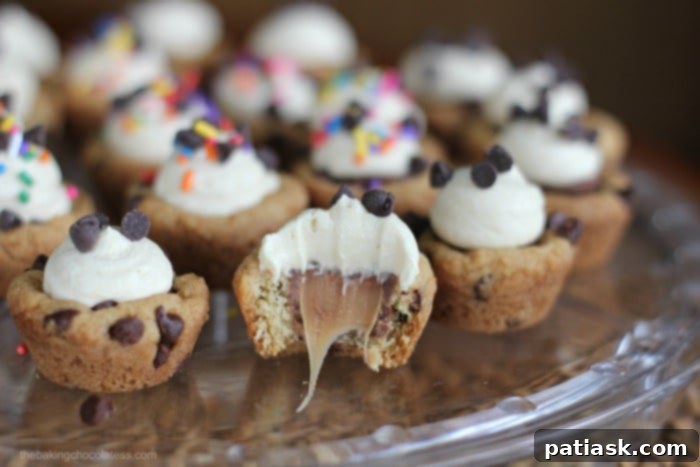 Sweet and Salty ROLO Mousse Cookie Bombs 8 Salted Caramel Mousse ROLO Cookie Cups