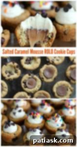 Sweet and Salty ROLO Mousse Cookie Bombs 10 Salted Caramel Mousse ROLO Cookie Cups