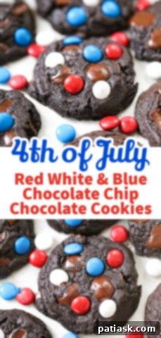 Patriotic Chocolate Cookies