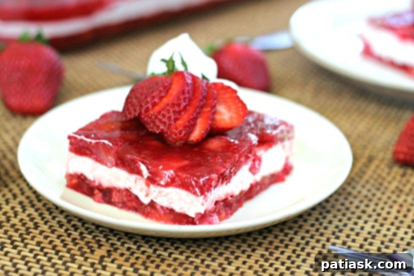 Strawberry Raspberry Gelatin Cheesecake Delight 2 layered jello cream cheese