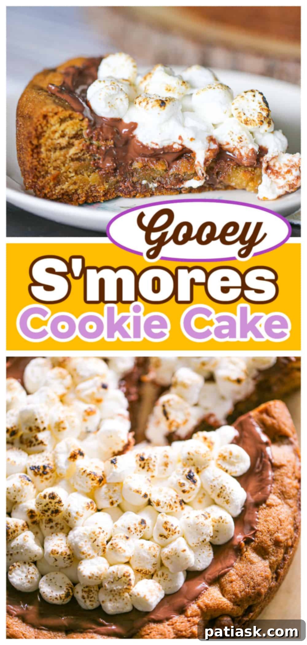 S'mores Cookie Cake 10 Another appealing image of the S'mores Cookie Cake