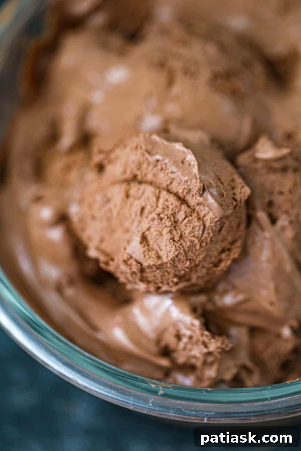 Decadent No-Churn Chocolate Ice Cream 5 Low-Fat No Churn Chocolate Ice Cream with various mix-ins