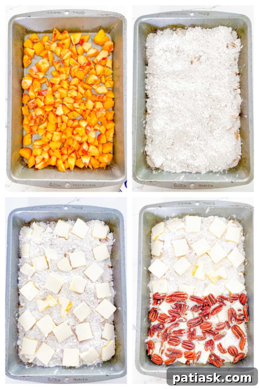 Effortless Peach Bake 5 peach dump cake recipe