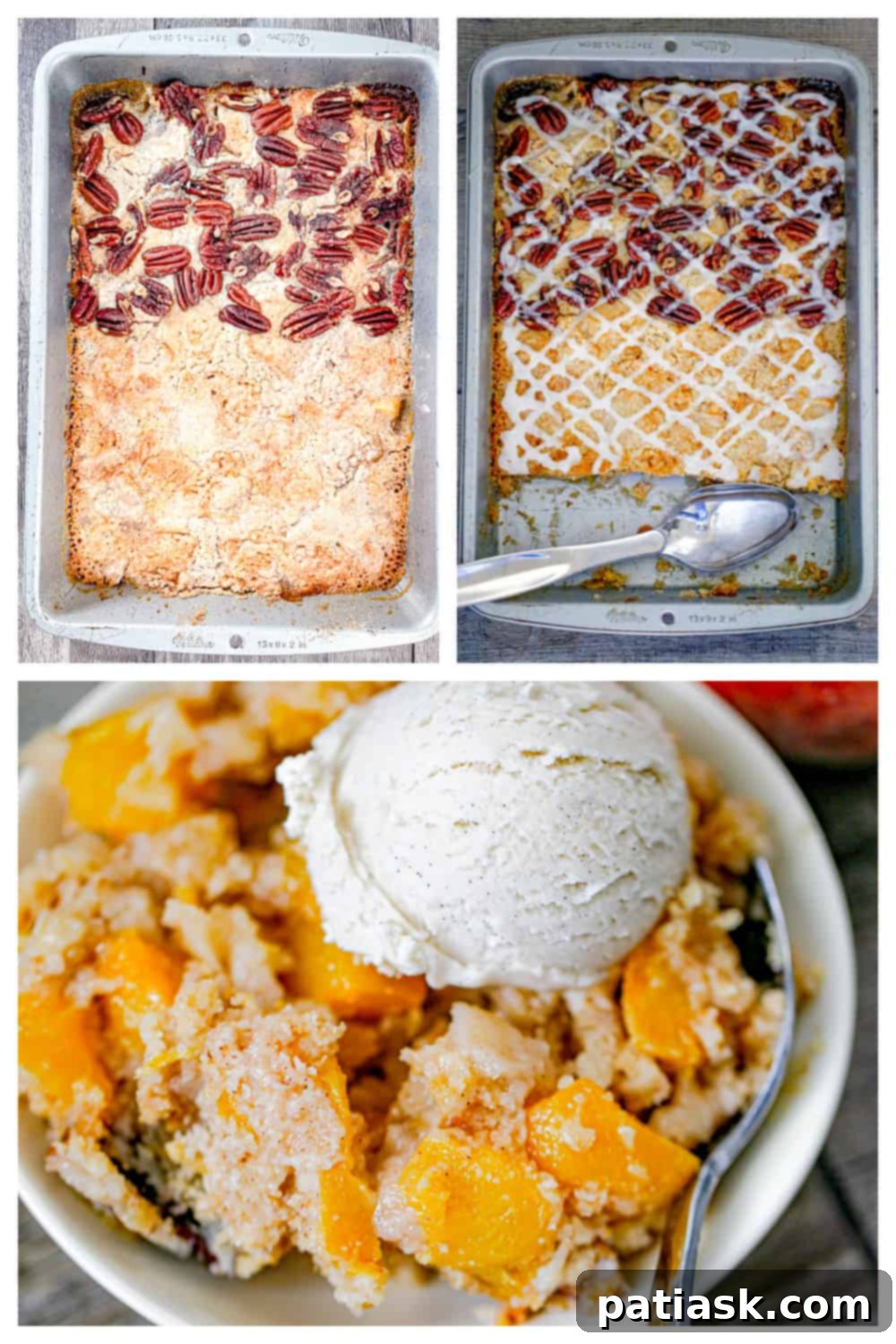 Effortless Peach Bake 6 dump peach cake recipe