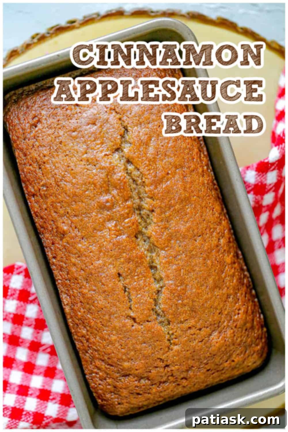 Cozy Apple Cinnamon Bread 10 Warm Cinnamon Applesauce Bread on a cooling rack