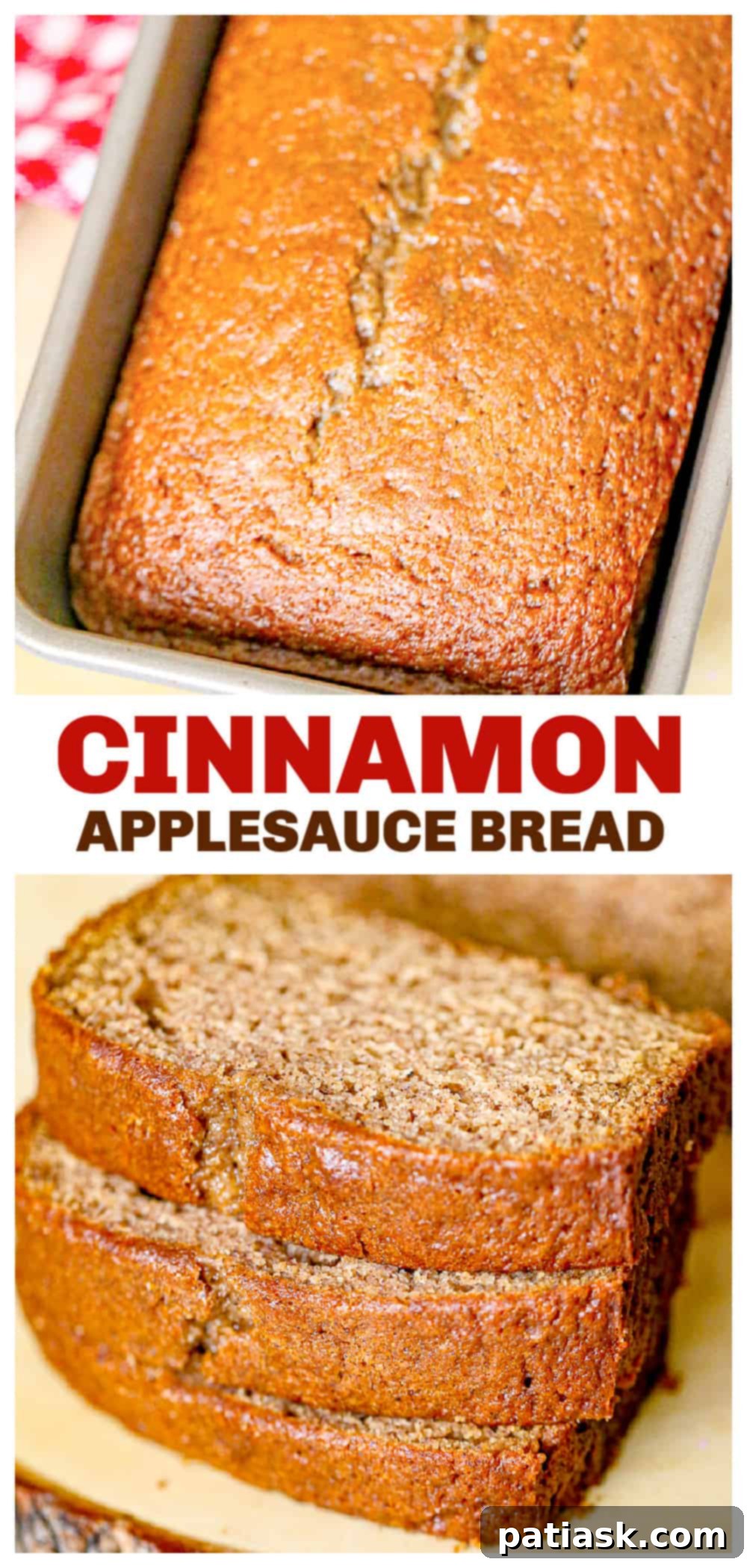 Cozy Apple Cinnamon Bread 15 Fall breakfast scene with Cinnamon Applesauce Bread and warm drinks