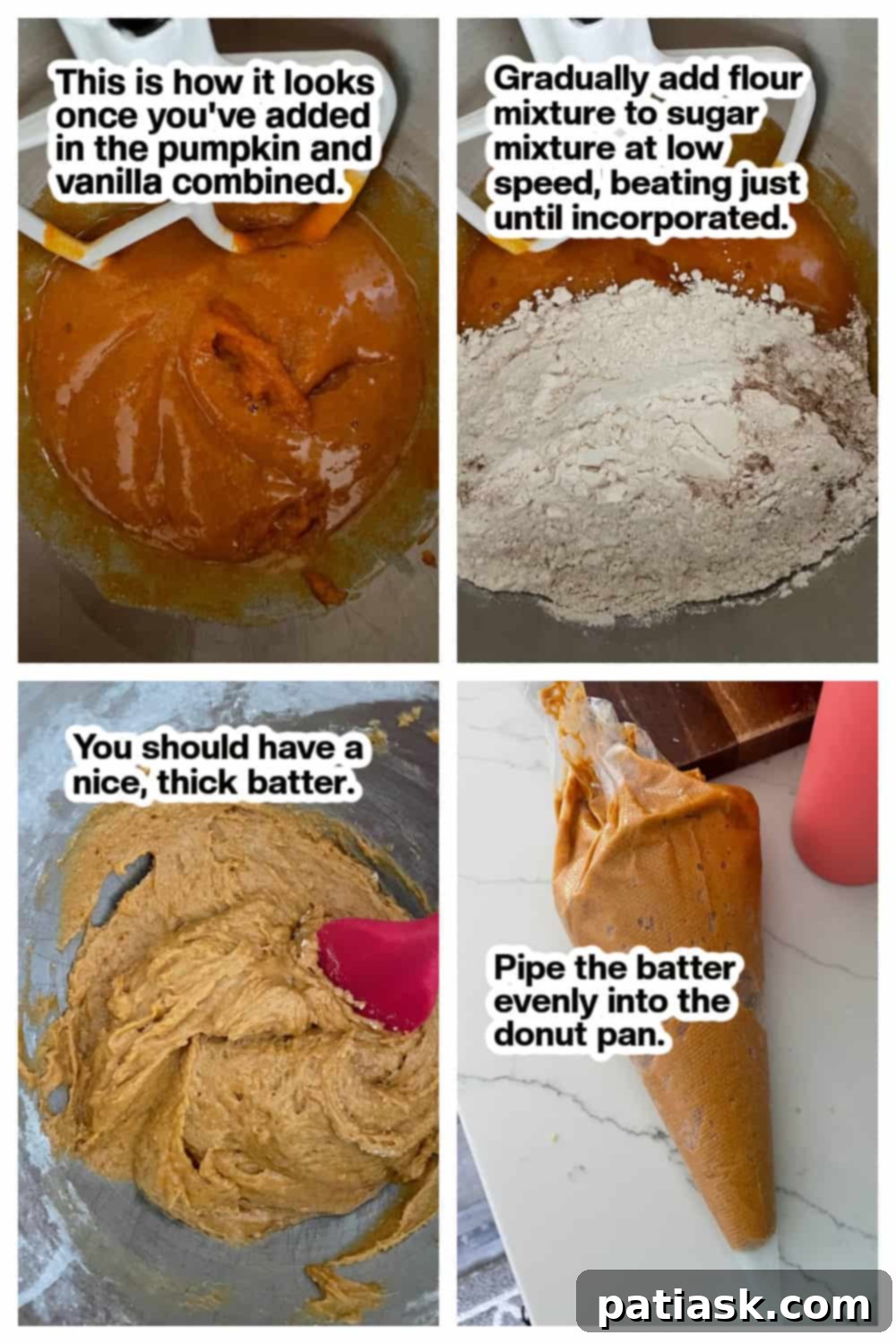 tutorial pumpkin cake donuts baked