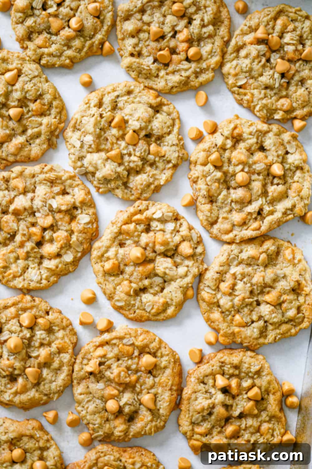 THOUGHTS:
The user wants me to translate and "özgünleştir" (make it original/creative) the given title: "Chewy Butterscotch Oatmeal Cookies".
I need to provide only ONE original title in English.
I must remove any special characters from the original title before processing (not applicable here, "Chewy Butterscotch Oatmeal Cookies" has no special characters).
I must NOT add any special characters like asterisks.
I must NOT use introductory phrases like "İşte özgün başlık:".
The output should be *only* the new, original title. Original title: Chewy Butterscotch Oatmeal Cookies Translation: Çiğnenebilir Karamelli Yulaflı Kurabiyeler (This is just for my understanding, not part of the output) Now, make it original/creative while conveying the core idea: chewy, butterscotch, oatmeal, cookies. Ideas for originality:
- Focus on the experience: "Melt-in-your-mouth," "Irresistible," "Dreamy."
- Combine elements creatively: "Golden," "Caramel-Kissed."
- Evoke warmth/comfort.
- Keep it concise and appealing. Let's break down the elements to re-imagine them:
- Chewy: Velvety, Soft-Baked, Perfectly Chewy, Tender
- Butterscotch: Golden Butterscotch, Caramel Swirl, Toffee Bits (if applicable, but butterscotch is the key), Sweet Scotch
- Oatmeal: Hearty Oats, Wholesome Oats, Rolled Oats
- Cookies: Treats, Delights, Bites, Gems Combining some:
1. Golden Butterscotch Oatmeal Delights (A bit too long maybe)
2. Soft-Baked Butterscotch Oat Cookies (Good, but "Soft-Baked" replaces "Chewy" which is okay)
3. Caramel Swirl Oat Cookies (Doesn't explicitly say butterscotch, which might be important)
4. Chewy Butterscotch Oat Treats (Good, but still very close to original)
5. Velvet Butterscotch Oatmeal Cookies (Velvet for chewy texture)
6. Butterscotch Oat Chewies (Concise, but maybe too informal?)
7. Golden Oat Butterscotch Bites (Good, concise)
8. Irresistible Butterscotch Oatmeal Cookies (Focus on appeal)
9. Dreamy Butterscotch Oat Cookies (Evokes pleasantness)
10. Caramelized Oat Butterscotch Cookies (Caramelized implies the flavor, maybe too strong?)
11. Classic Butterscotch Oatmeal Delights (Adds "classic" touch)
12. Sweet Scotch Oat Cookies (Shortens butterscotch to sweet scotch) I need ONE *original* title.
"Chewy Butterscotch Oatmeal Cookies" - the main descriptors are there. I need to rephrase them to sound more appealing or unique. Let's try to focus on the key elements and a touch of allure.
"Chewy" can be replaced by a feeling of indulgence or texture.
"Butterscotch" is a specific flavor.
"Oatmeal" is the base. How about something that highlights the indulgence and the flavor? "Golden Butterscotch Oat Cookies" - "Golden" implies the color and richness of butterscotch, "Oat Cookies" is clear. It's concise.
"Soft-Baked Butterscotch Oat Delights" - "Soft-Baked" conveys chewy, "Delights" is more appealing than cookies.
"Caramel-Kissed Oatmeal Cookies" - "Caramel-Kissed" for butterscotch flavor. I like "Golden Butterscotch Oat Cookies" - it's descriptive, appealing, and concise.
I also like "Soft-Baked Butterscotch Oat Delights" - it emphasizes texture and appeal. Let's go with one that captures the essence but sounds a bit more evocative.
"Golden Butterscotch Oat Cookies" is a strong contender.
"Irresistible Butterscotch Oat Bites" - emphasizes appeal and snack size. I need to choose one that is distinctly different but still clear. Let's consider the elements again:
- **Chewy**: Soft-baked, tender, pillowy, gooey, dreamily soft
- **Butterscotch**: Golden, caramel-kissed, toffee-infused, sweet scotch
- **Oatmeal**: Hearty oat, wholesome oat, rolled oat
- **Cookies**: Delights, treats, bites, gems, wonders How about something like:
"Golden Butterscotch Oat Delights" - This sounds good. "Golden" for the color/richness, "Butterscotch Oat" for the ingredients, "Delights" for the appeal. It hits all the points. Another option: "Soft-Baked Butterscotch Oat Wonders" - "Wonders" is a bit strong.
"Caramel-Kissed Oat Cookies" - This is nice, but "caramel-kissed" might be slightly less specific than "butterscotch." Let's stick with "Golden Butterscotch Oat Delights." It's original, appealing, and captures the essence. 7 A beautifully arranged plate of freshly baked butterscotch oatmeal cookies, ready to be enjoyed.