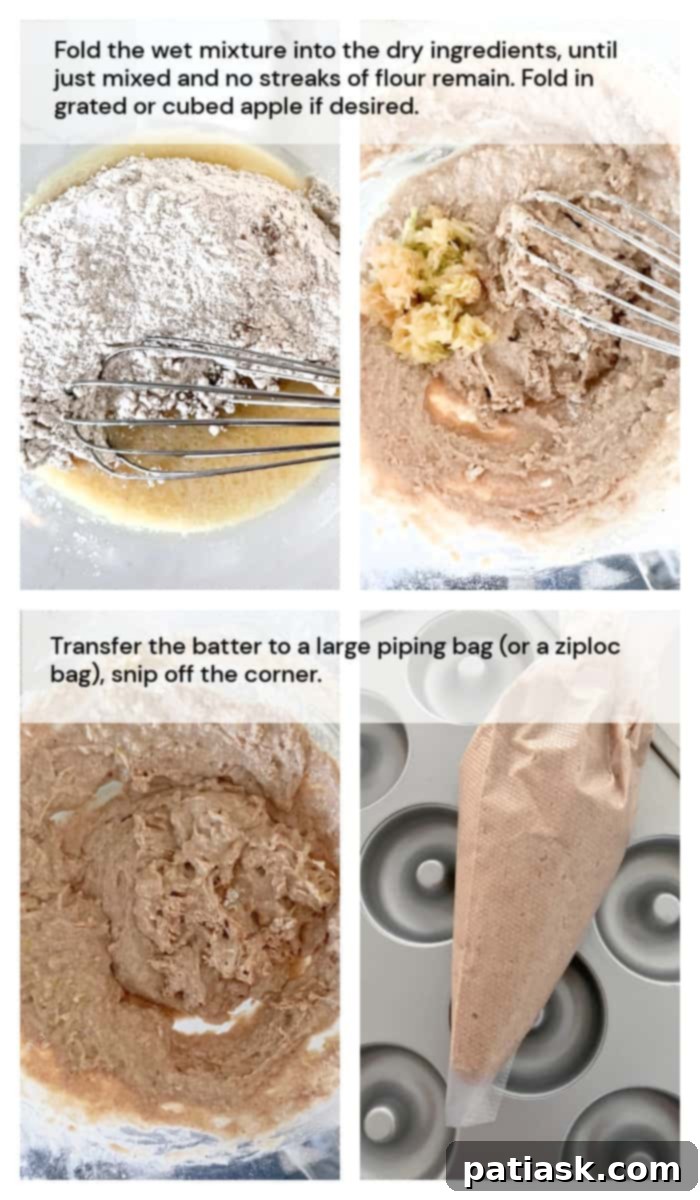 baked apple donuts tutorial