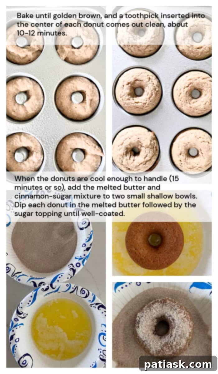 baked apple donuts tutorial