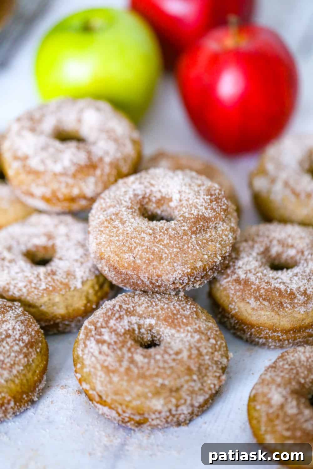 Warm Apple Cinnamon Baked Donuts 10 easy baked apple donuts