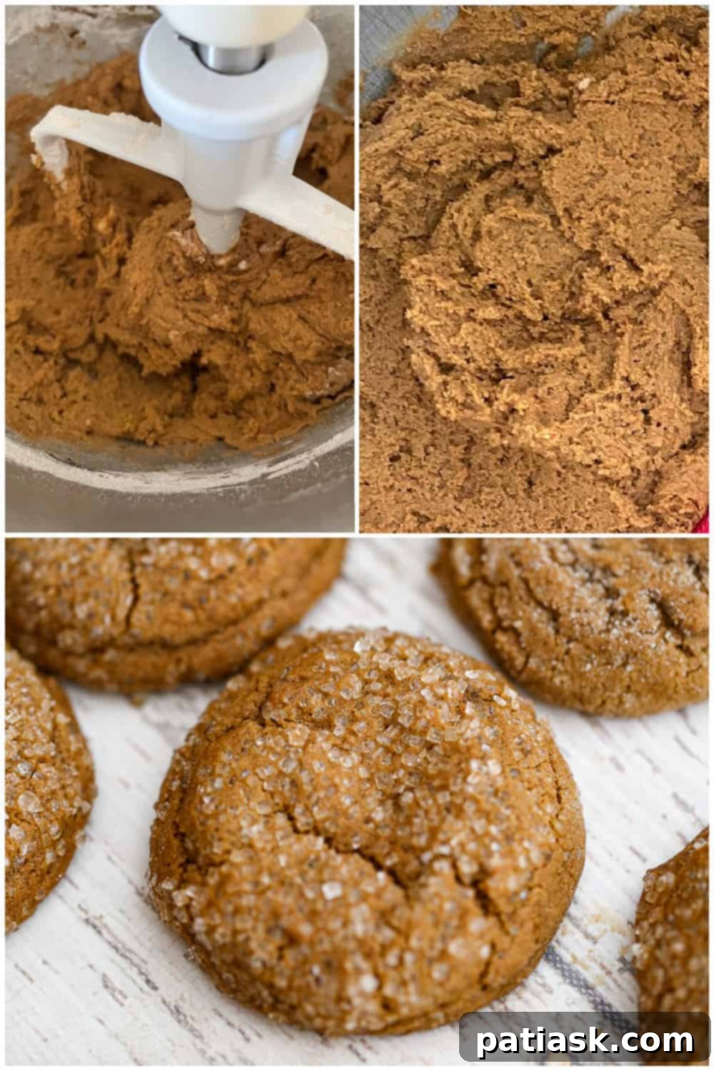 Ginger Zingers 7 Scooping gingerdoodle cookie dough onto a baking sheet, tutorial step