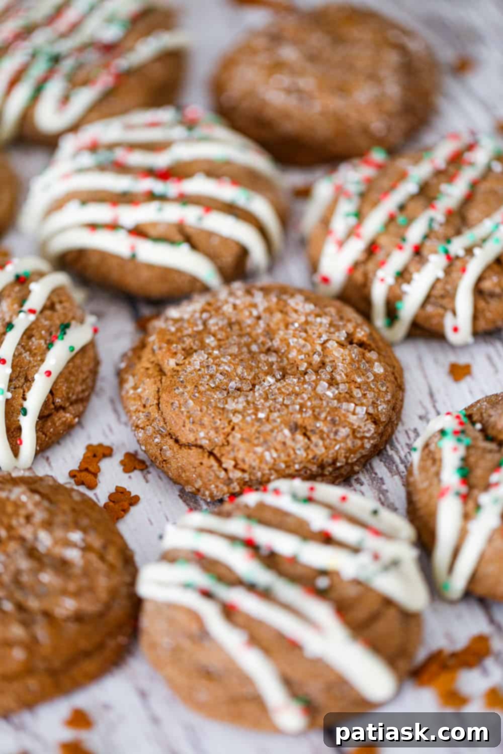Ginger Zingers 8 Baked soft and chewy gingerdoodle cookies recipe, perfect for holiday serving