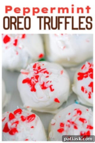 Crushed Peppermint Oreo Delights 9 A selection of festive Christmas Oreo truffles on display