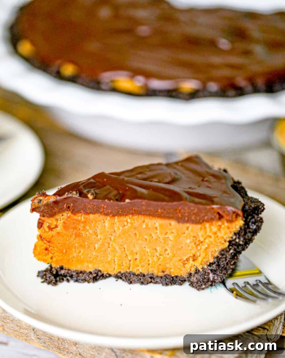 buckeye pie recipe, no-bake peanut butter chocolate dessert