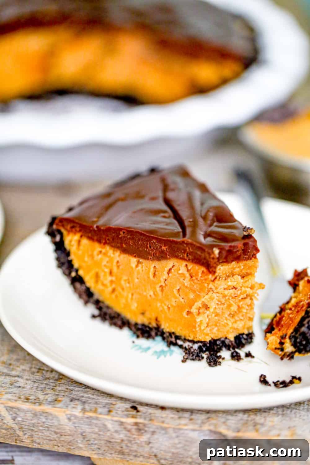 buckeye pie recipe with rich chocolate peanut butter ganache