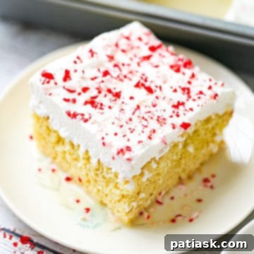 Peppermint Tres Leches Cake