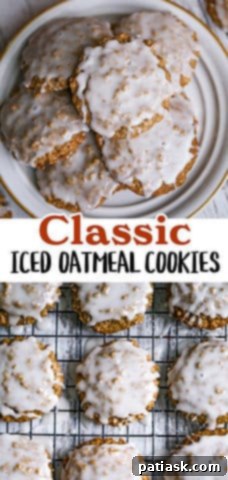Luscious Vanilla Frosted Oatmeal Cookies 11 Iced Oatmeal Cookies