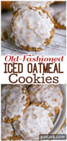 Luscious Vanilla Frosted Oatmeal Cookies 13 Iced Oatmeal Cookies
