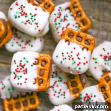 White Chocolate Pretzel Rolo Delights 9 White Chocolate Pretzel Rolo Bites