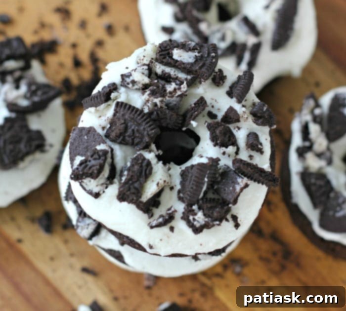 Oreo Chocolate Cake Donut Perfection 4 chocolate donuts oreo