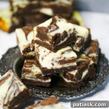 Decadent Cream Cheese Swirl Brownies 9 Easy Cream Cheese Brownies