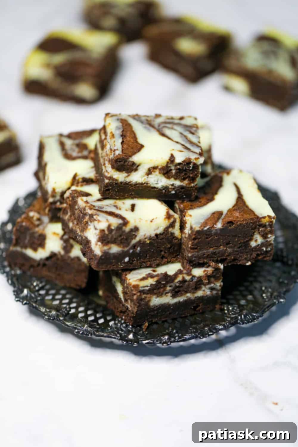 Decadent Cream Cheese Swirl Brownies 5 sweet treats for valentine's day