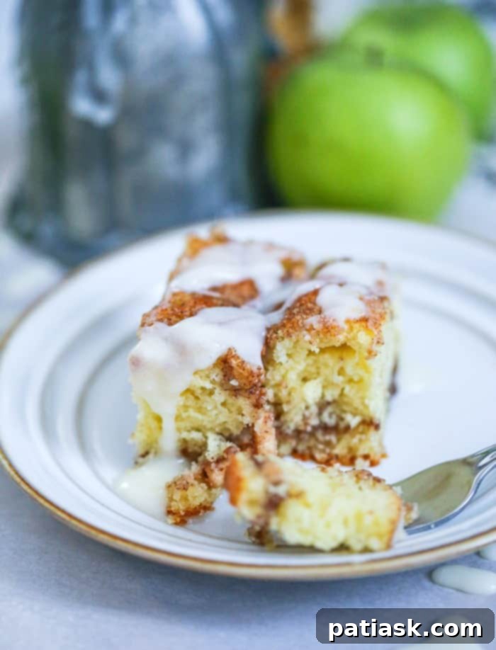 20 Irresistible Greek Yogurt Dessert Ideas 20 Decadent Apple Cinnamon Roll Coffee Cake with Cream Cheese Glaze