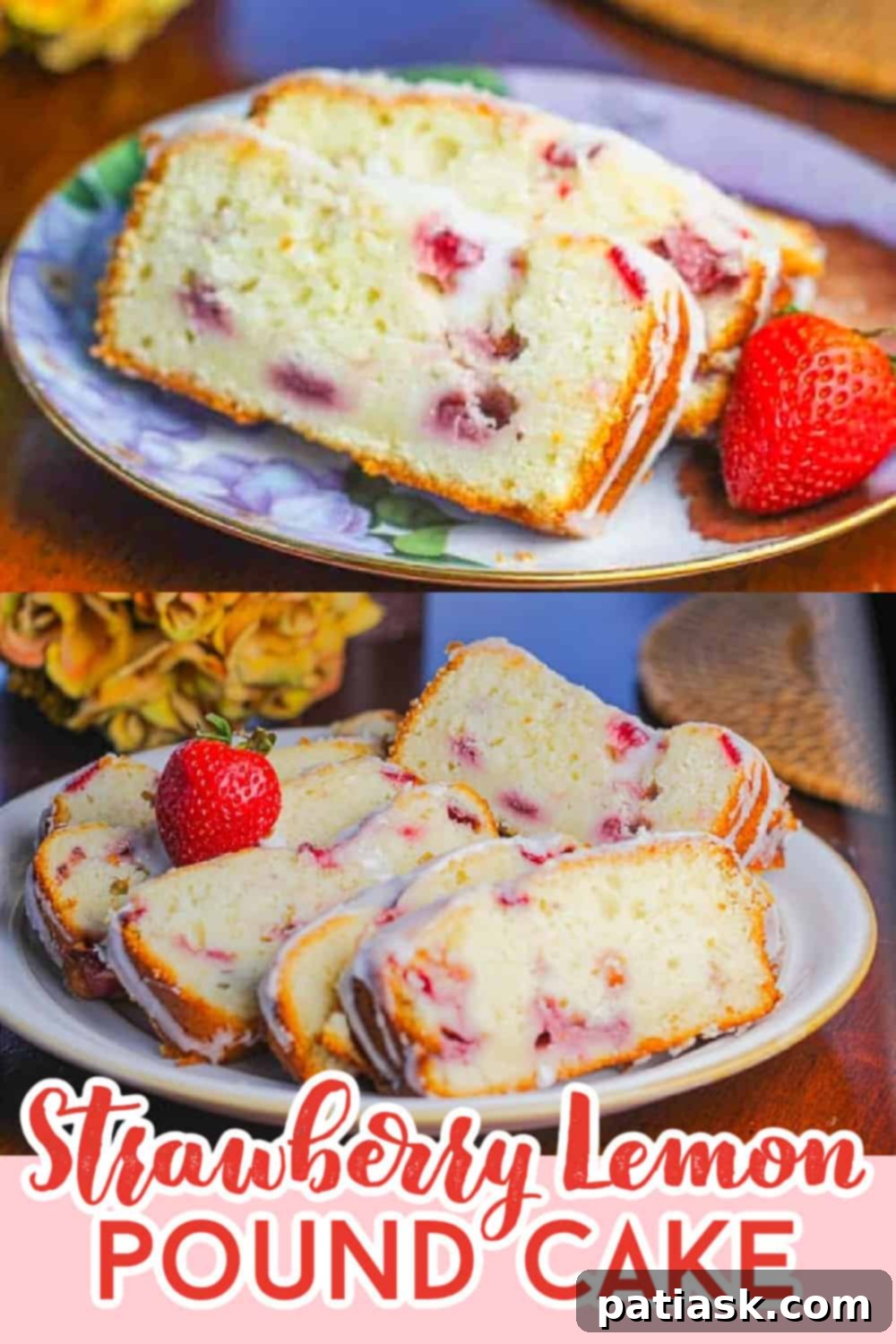 20 Irresistible Greek Yogurt Dessert Ideas 8 Delicious Quick & Easy Lemon Strawberry Yogurt Pound Cake