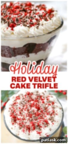 Decadent Red Velvet Trifle 7 Red Velvet Cake Trifle Dessert recipe