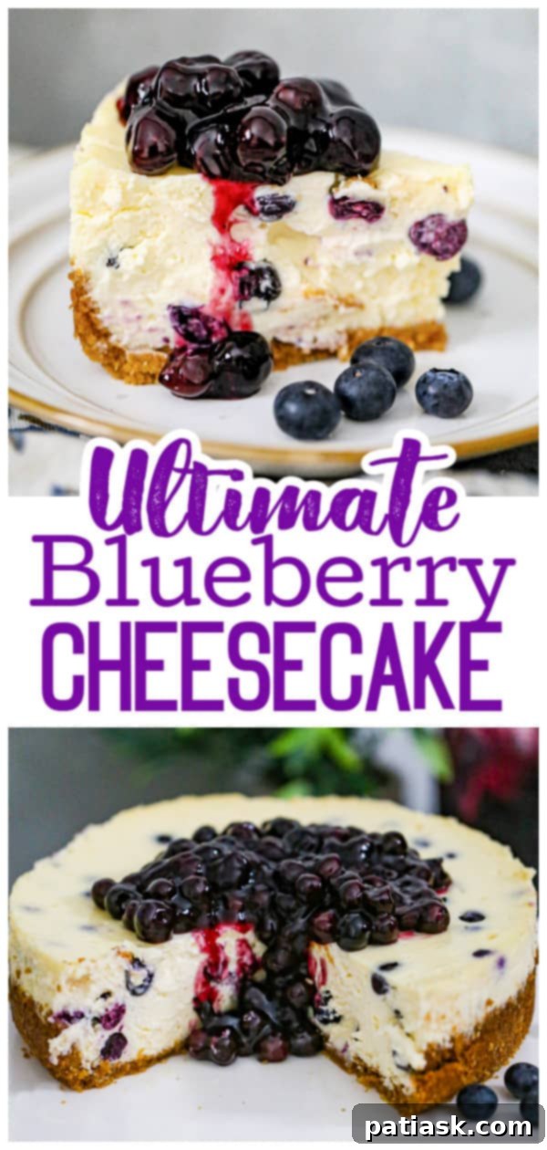 Ultimate Blueberry cheesecake