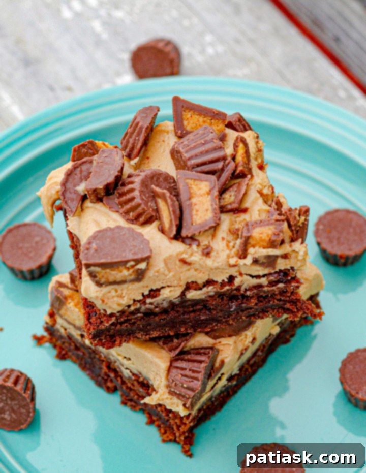 brownies with peanut butter cups valentines day brownie recipes