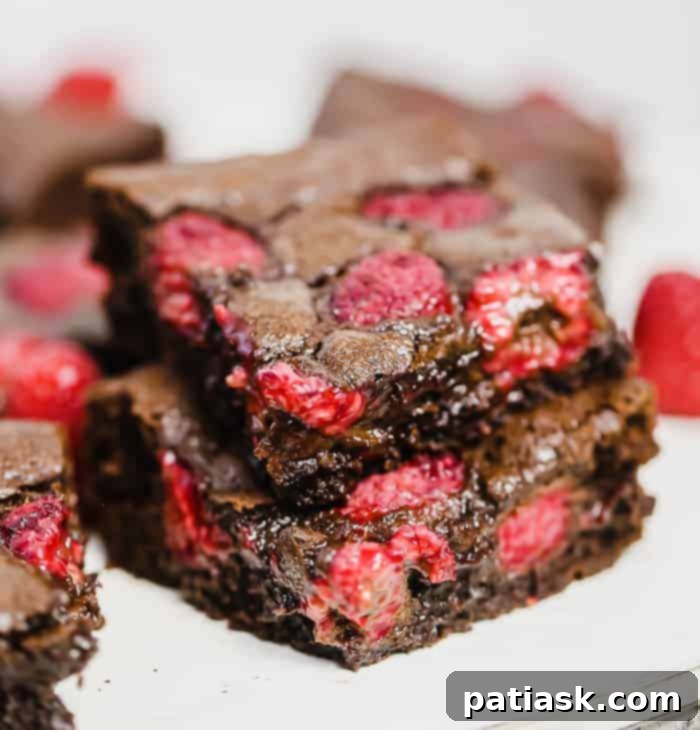 Raspberry Brownies