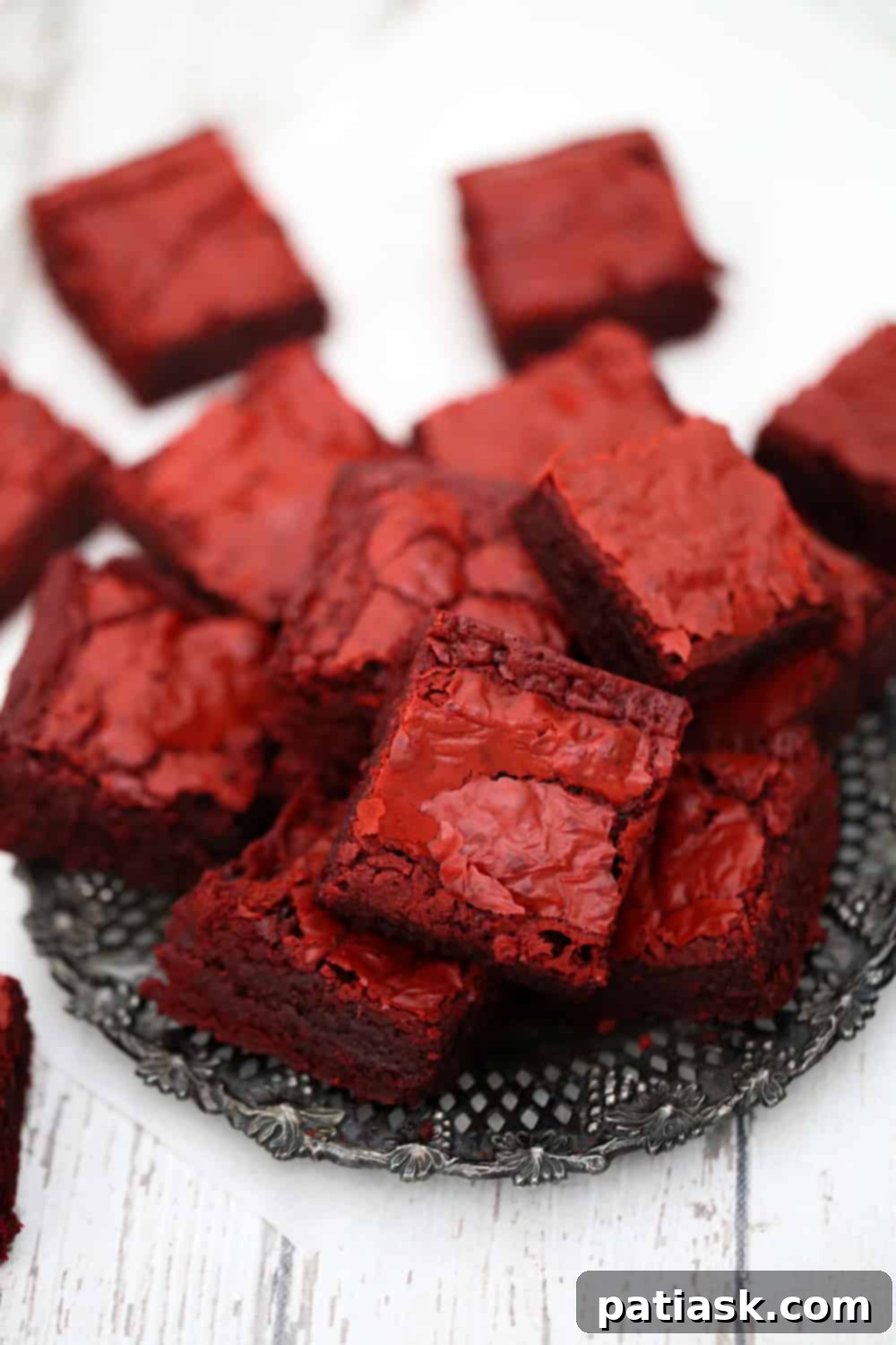 Red Velvet valentine's day brownie recipes