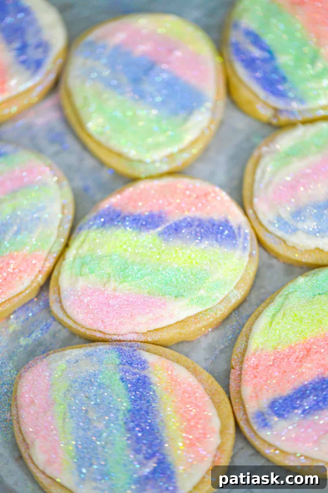 Easter's Rainbow Cookie Gems 4 easy easter egg sugar cookies