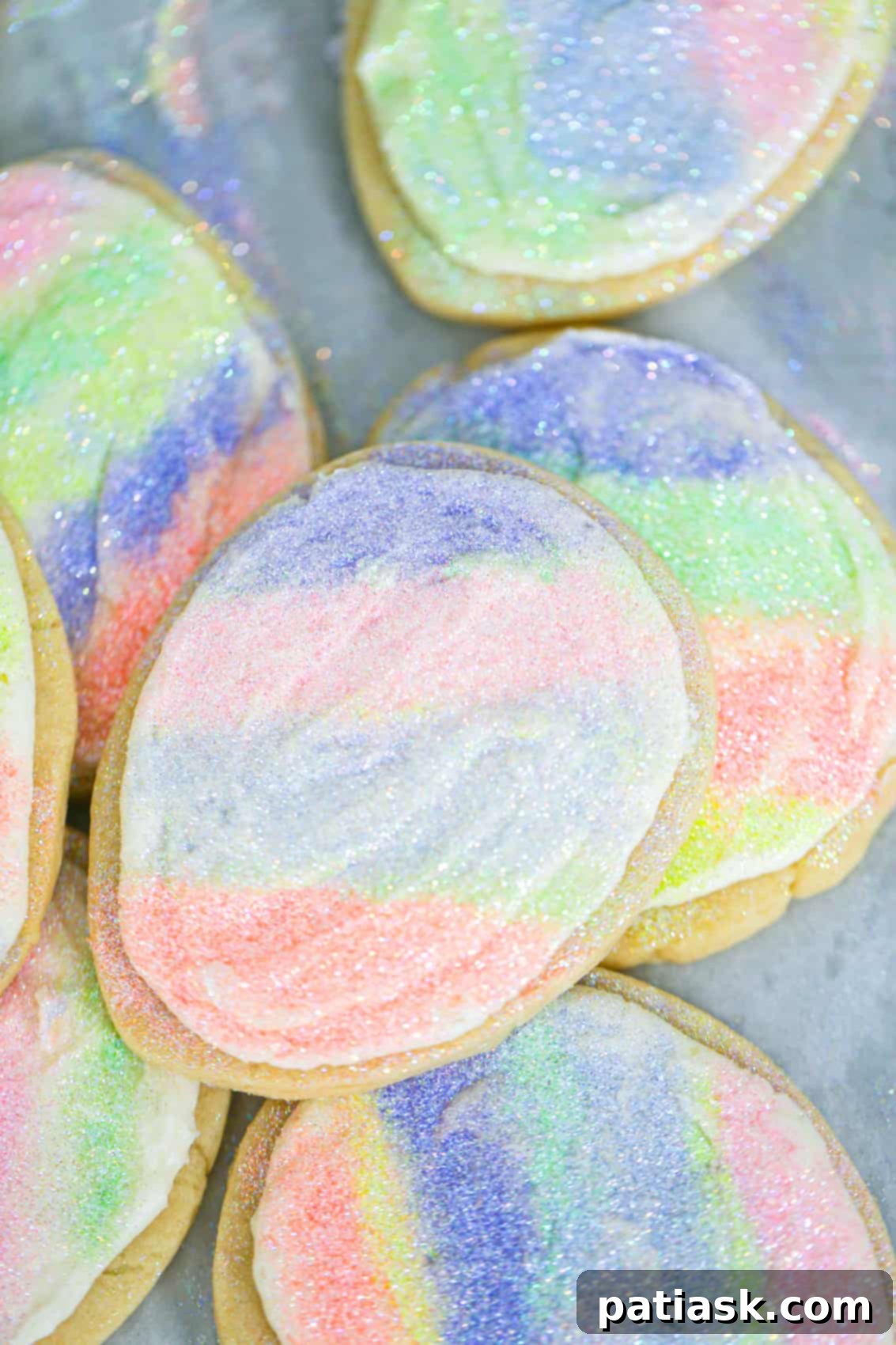 Easter's Rainbow Cookie Gems 5 easy easter egg sugar cookies